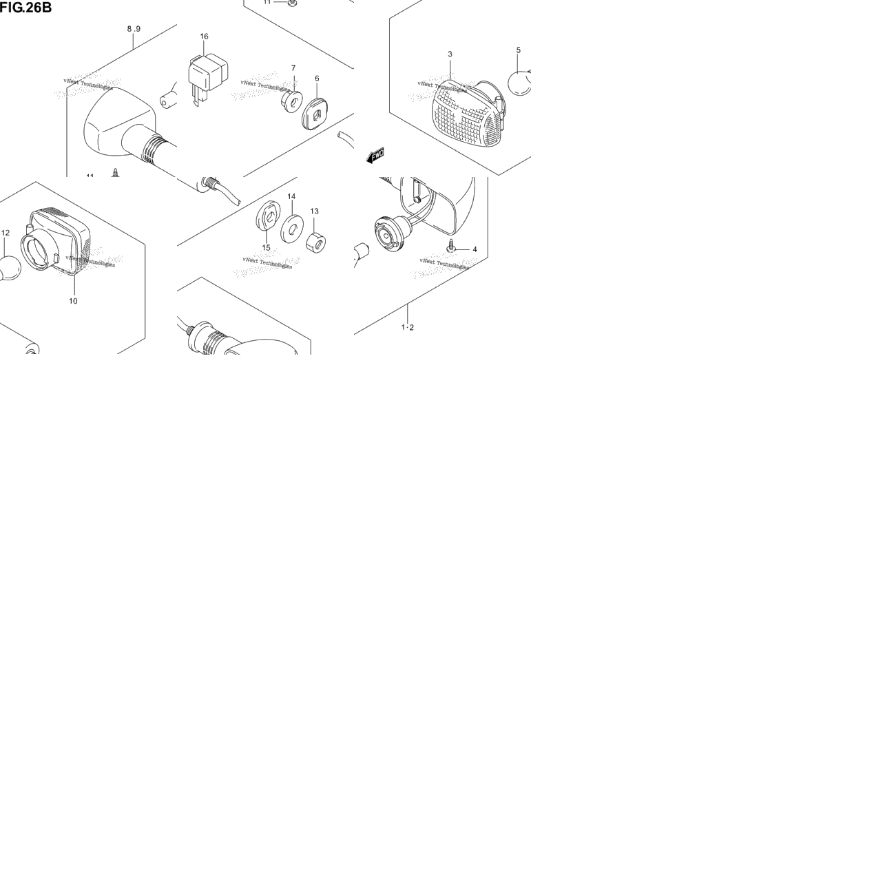Turnsignal Lamp (Gs500fk4/K5/K6)