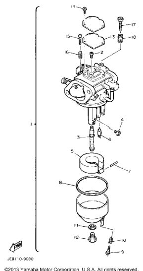 Carburetor Yt5700p