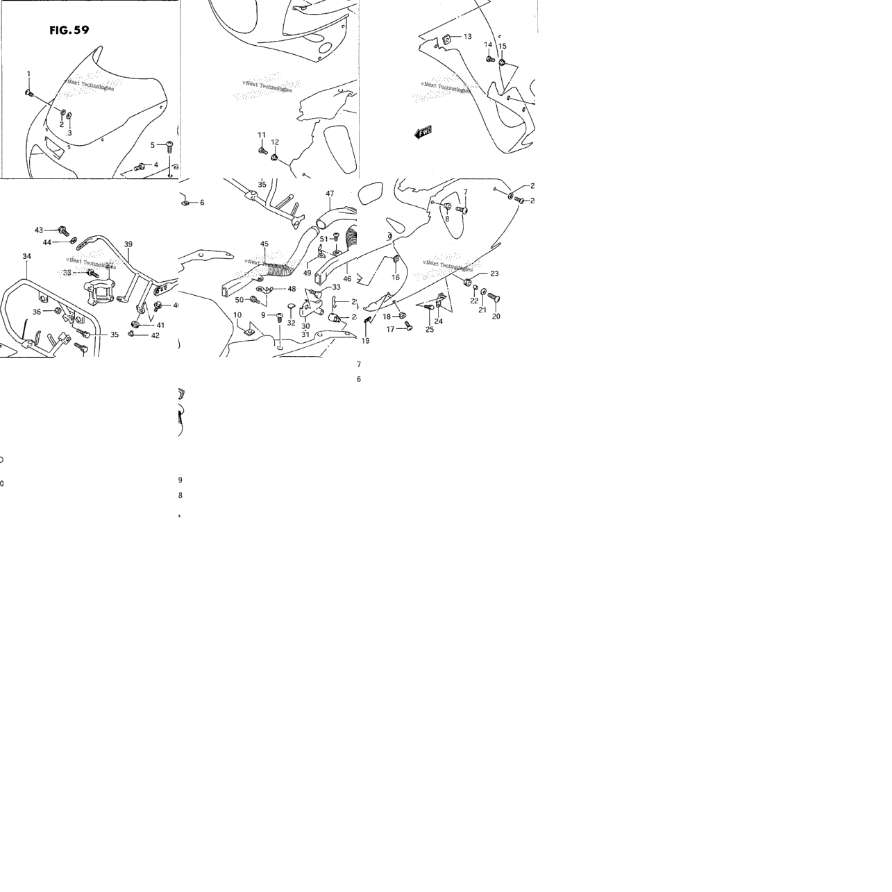 Installation Parts (Model P)