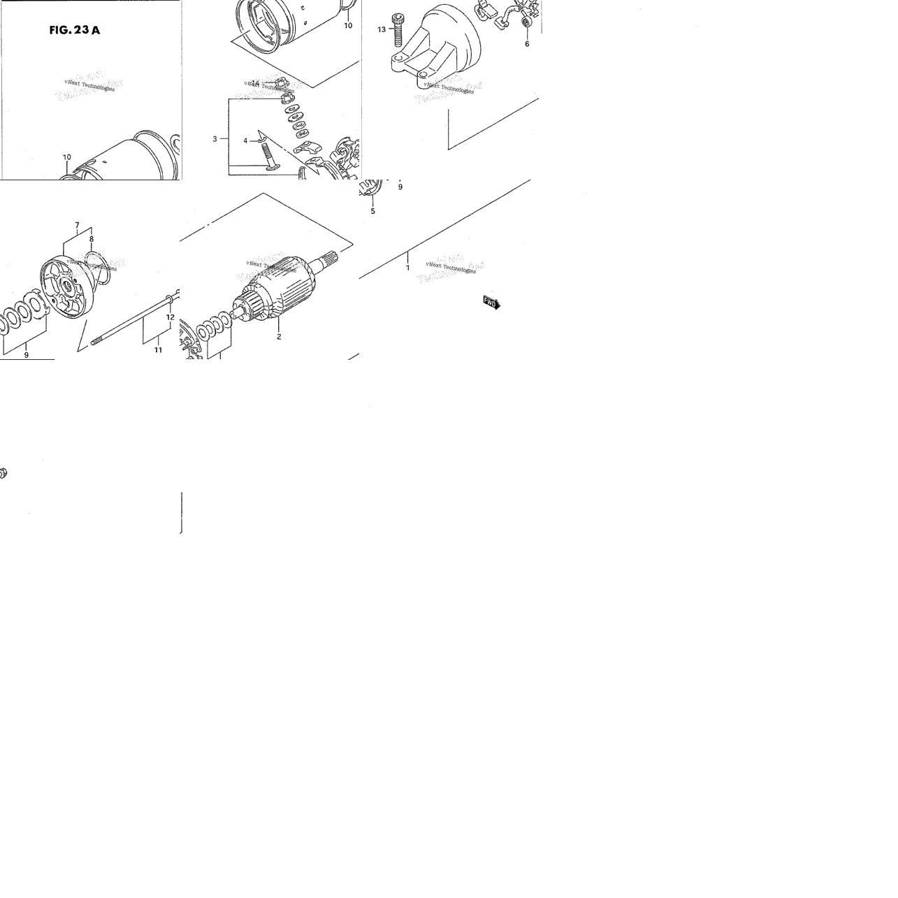 Starting Motor (Model R/S)