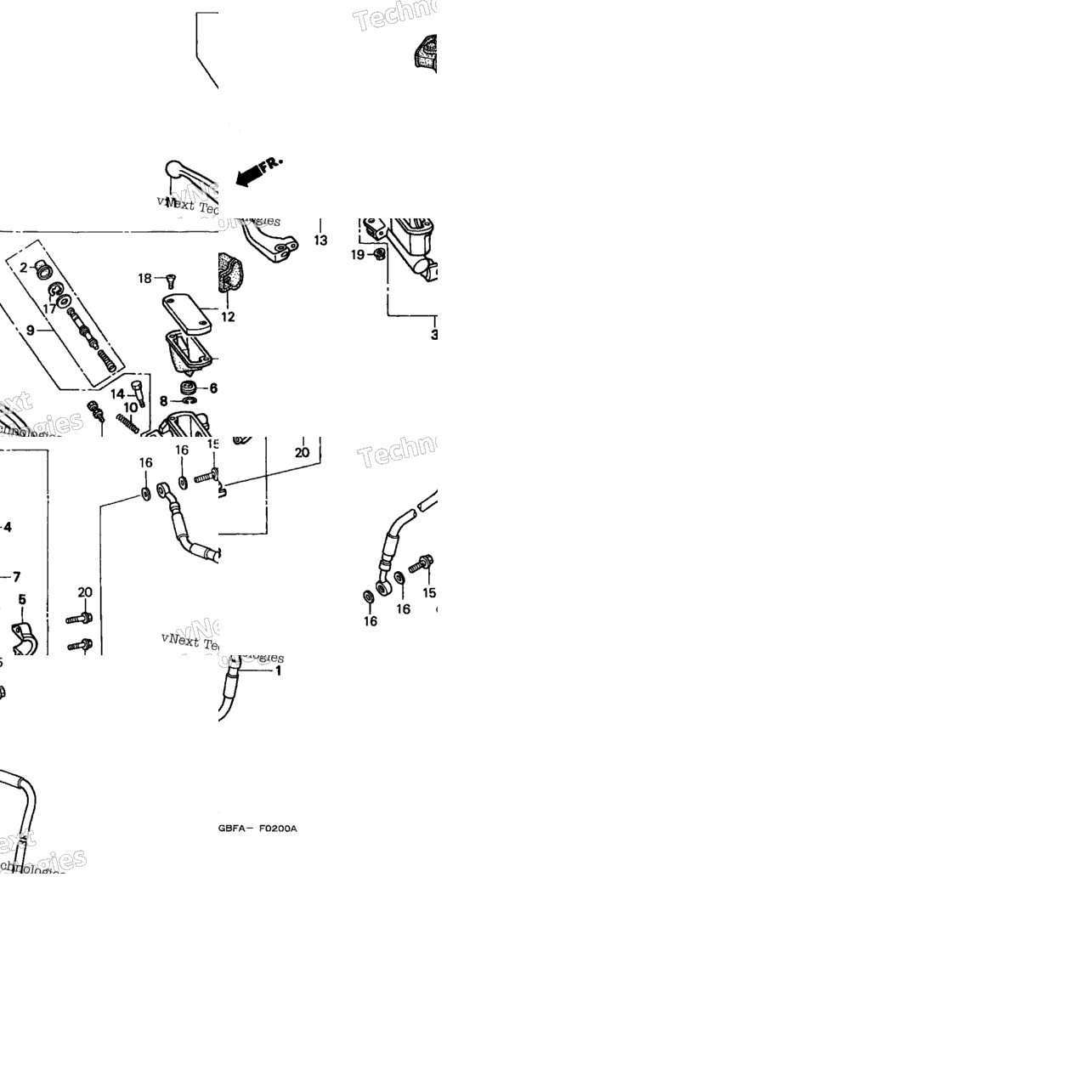 Front Brake Master Cylinder