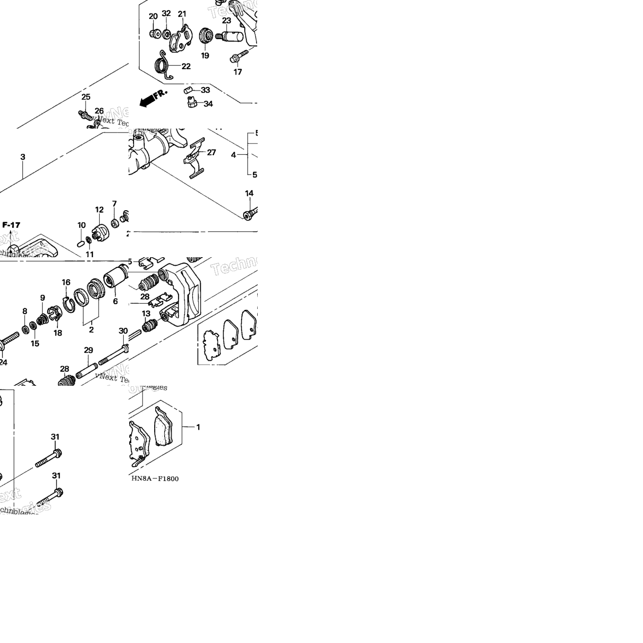 Rear Brake Caliper