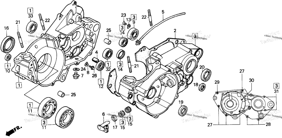 Crankcase 90-91