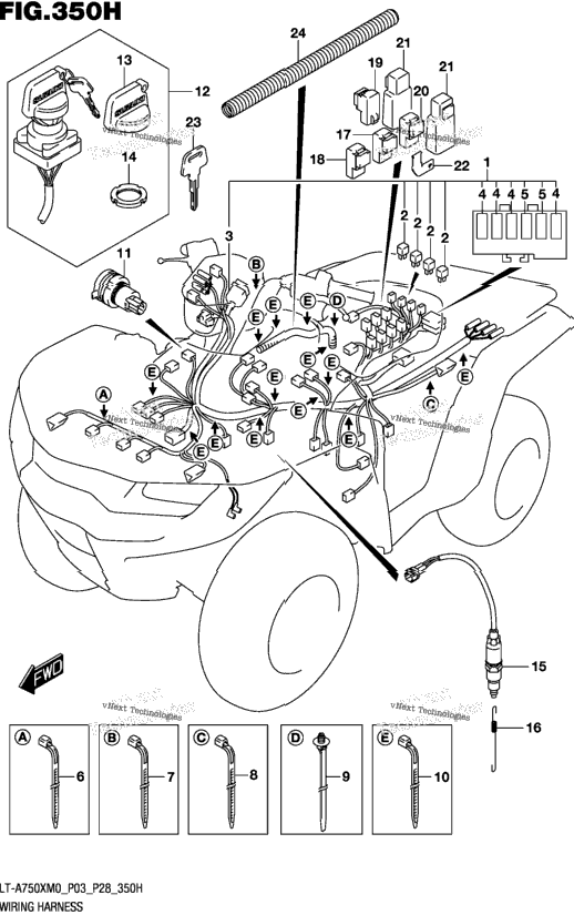 Wiring Harness (Lt-A750xpzm0 P28)