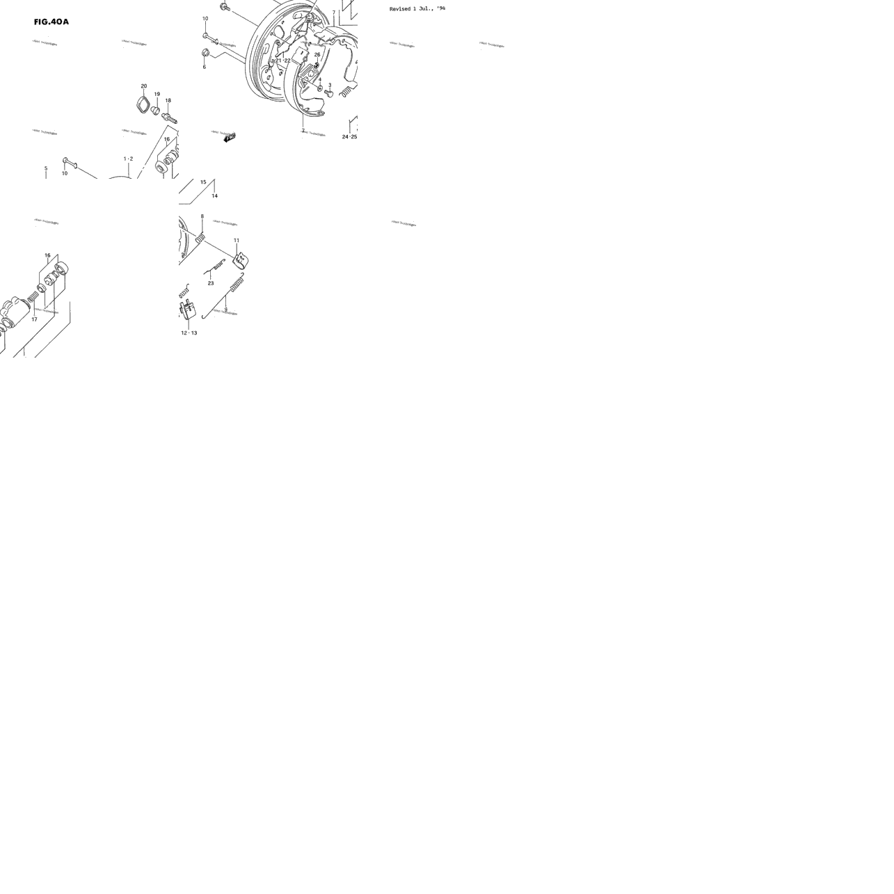 Front Wheel Brake (Model M/N/P/R/S)
