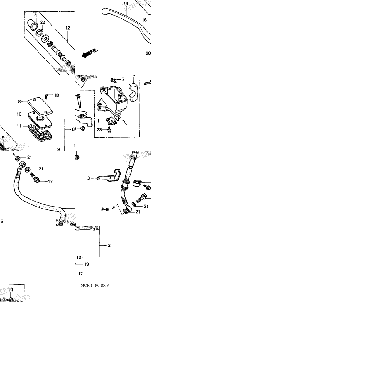 Front Brake Master Cylinder
