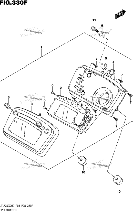 Speedometer (Lt-A750xpm0 P33)