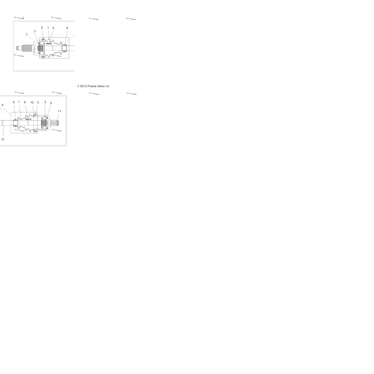 Drive Train, Front Half Shaft