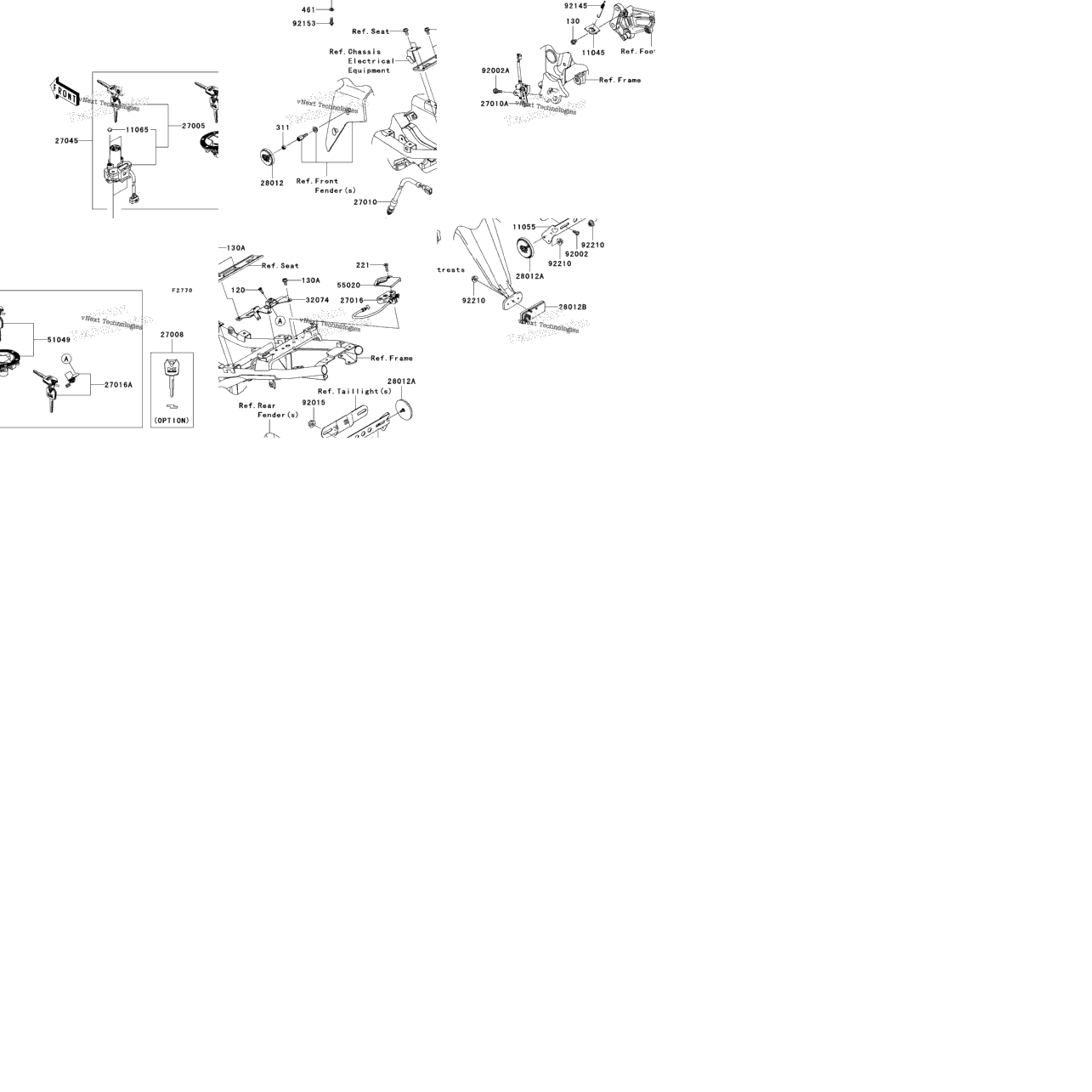 Ignition Switch/Locks/Reflectors