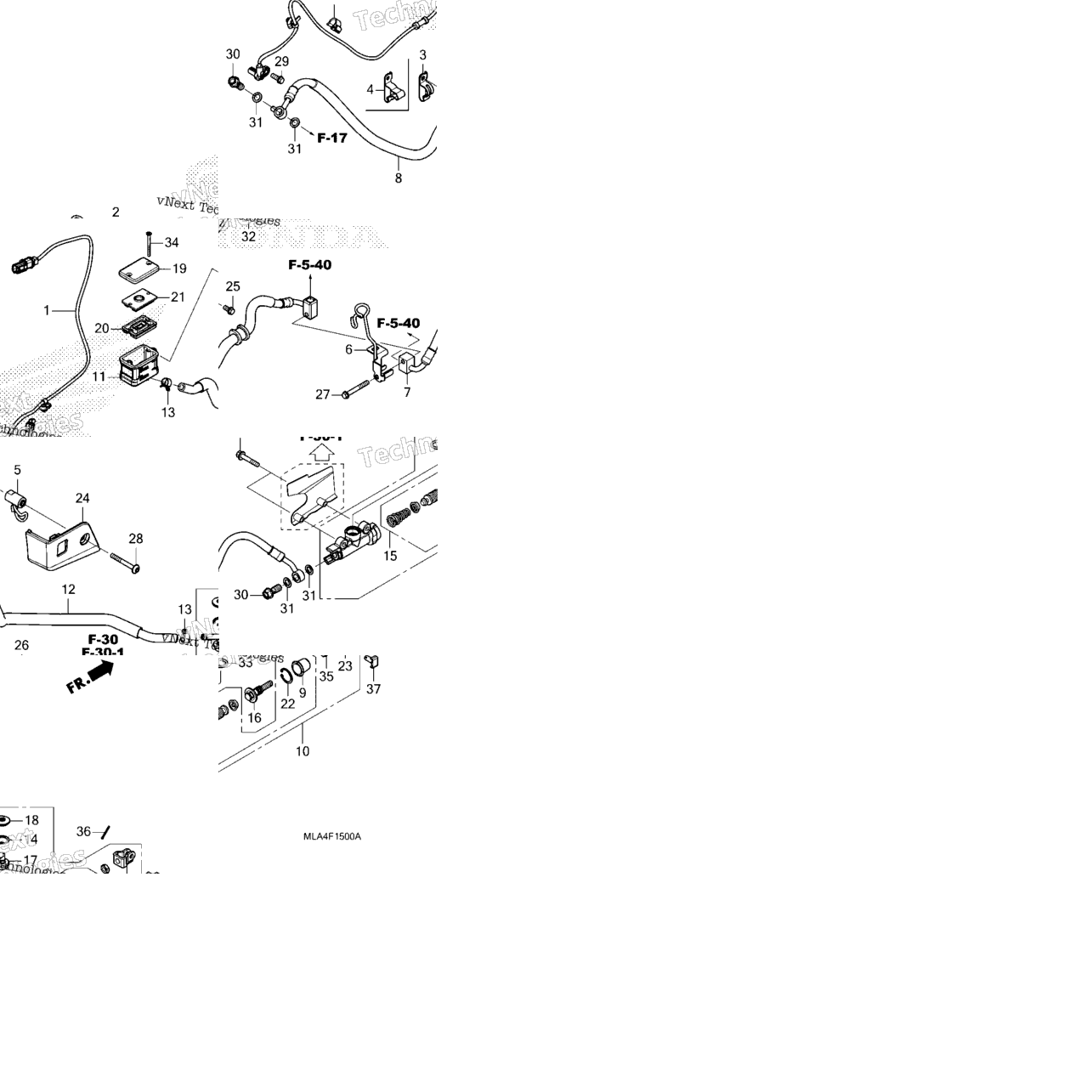 Rear Brake Master Cylinder