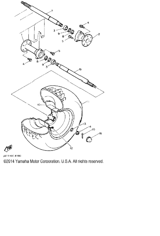 Rear Axle Wheel