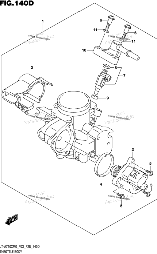 Throttle Body (Lt-A750xpm0 P03)