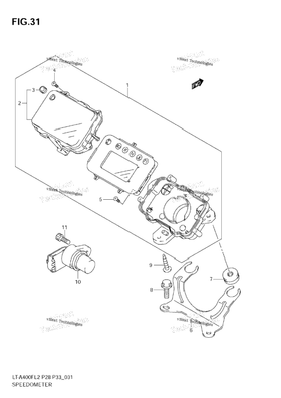 Speedometer (Lt-A400f E33)
