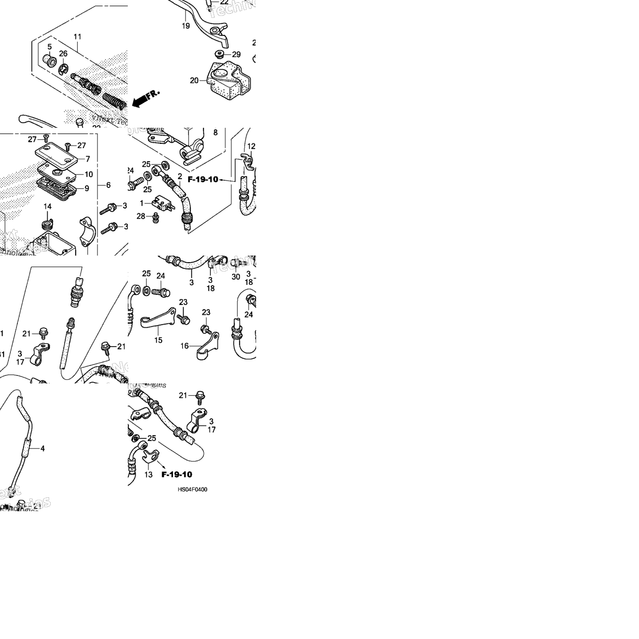 Front Brake Master Cylinder