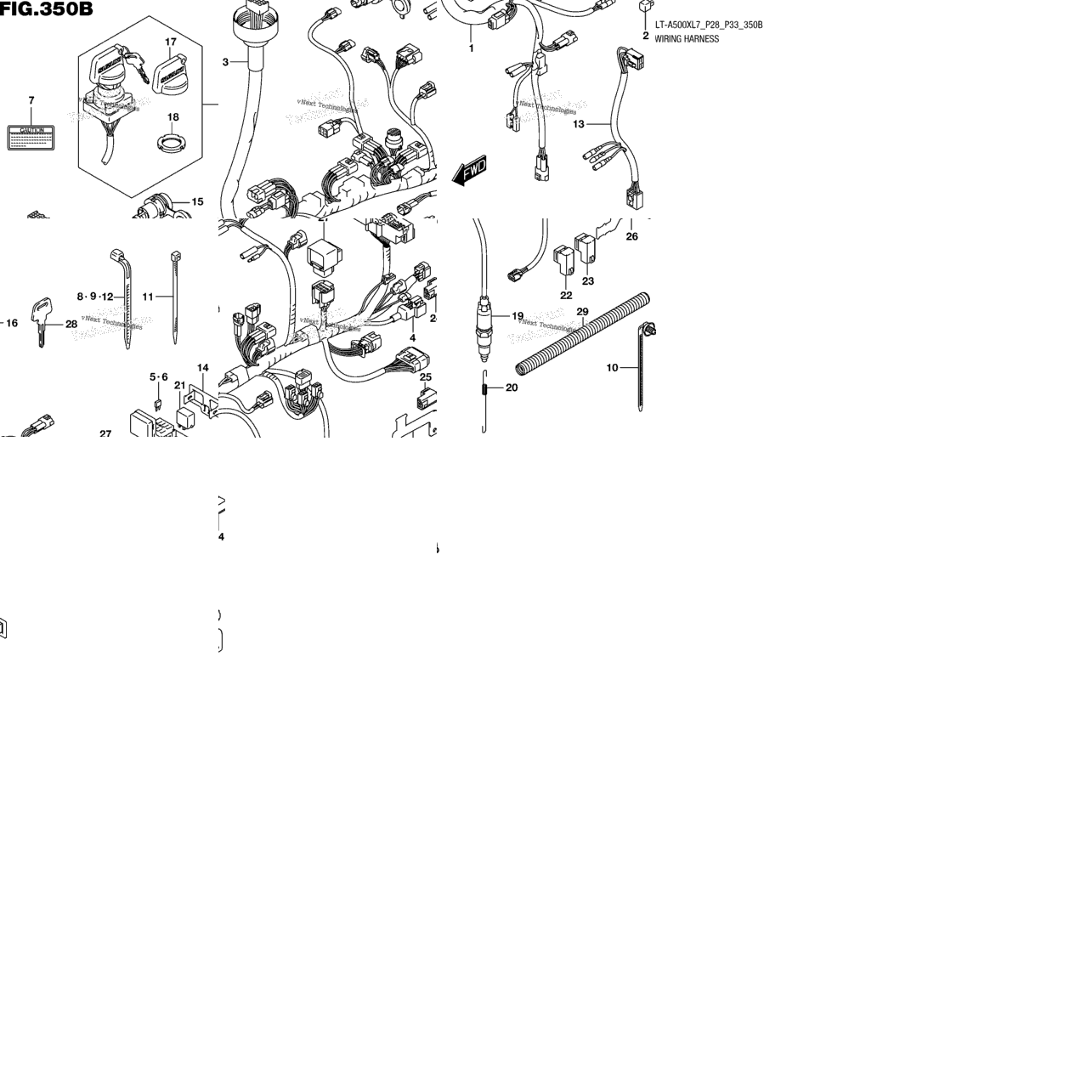 Wiring Harness (Lt-A500xl7 P33)