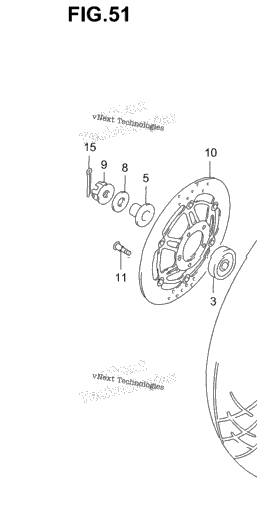 Front Wheel (Model W/X/Y/K1/K2)