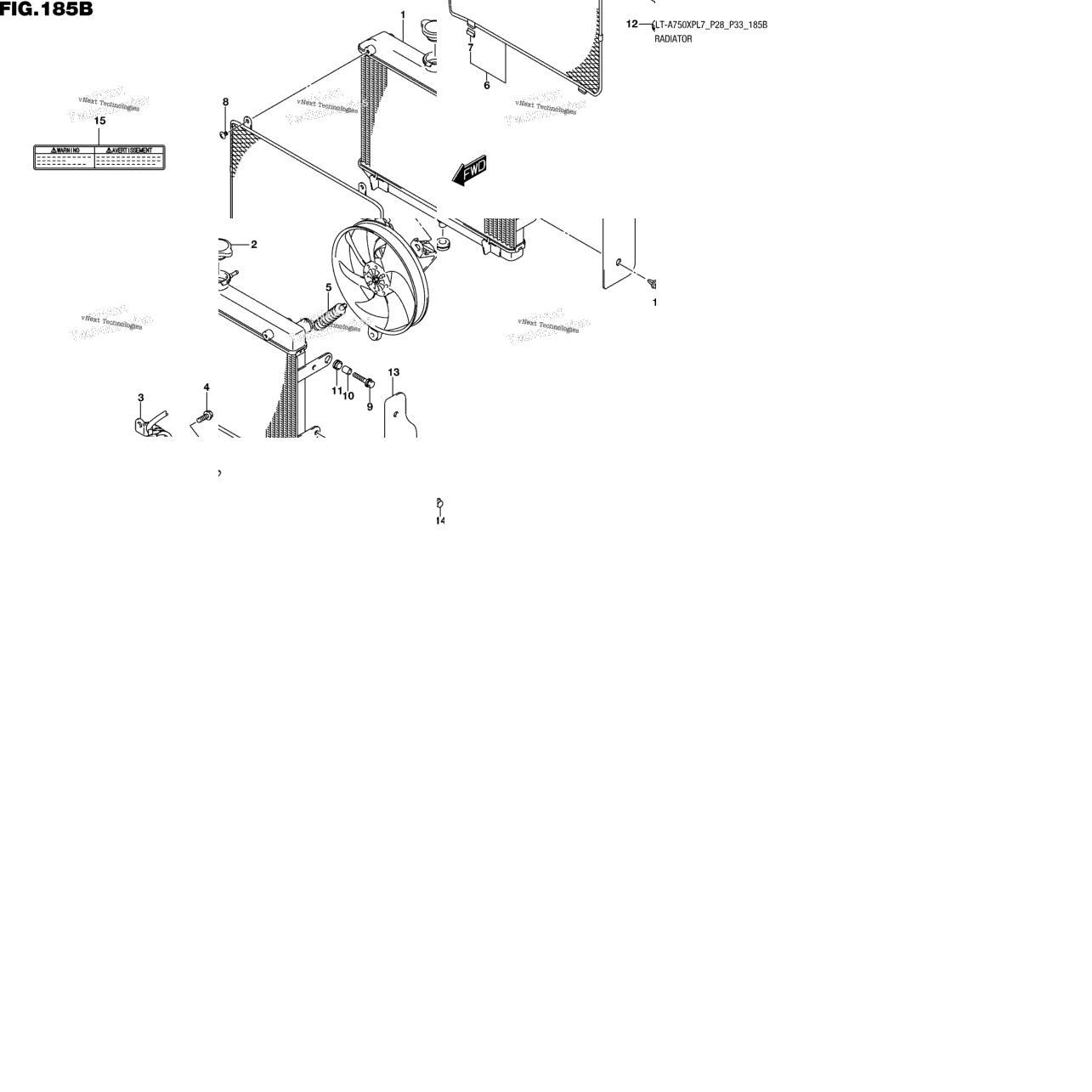 Radiator (Lt-A750xpbl7 P28)