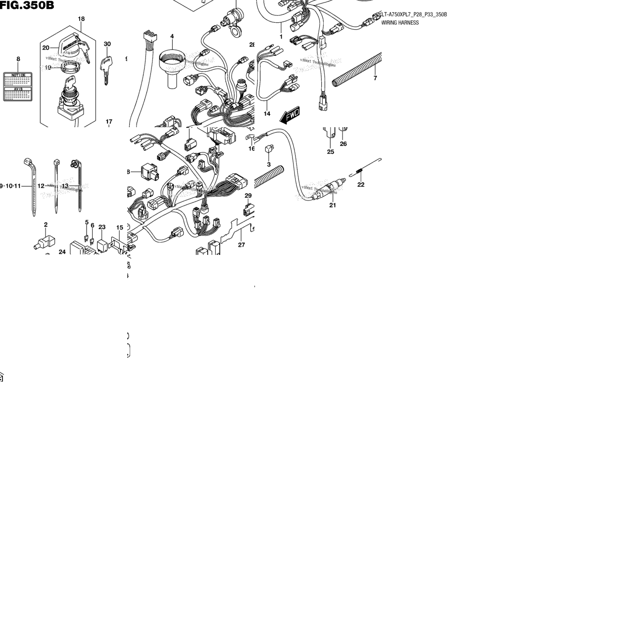 Wiring Harness (Lt-A750xpbl7 P28)
