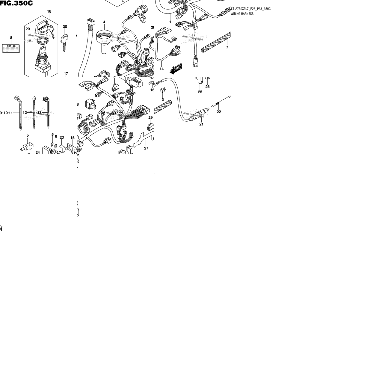 Wiring Harness (Lt-A750xpl7 P33)
