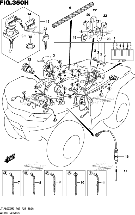 Wiring Harness (Lt-A500xpzm0 P28)