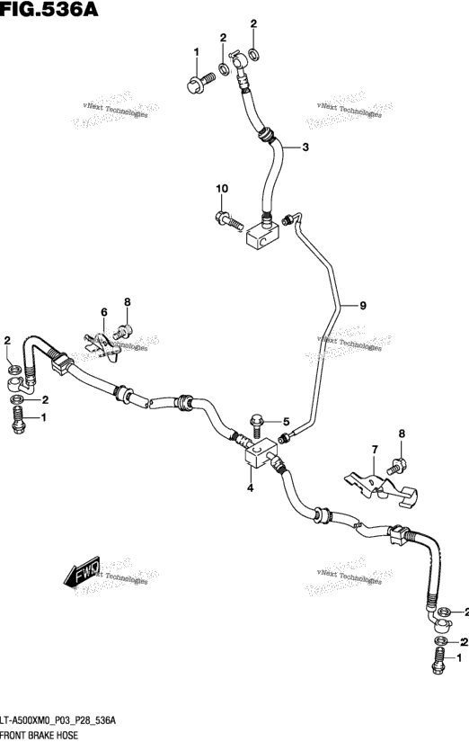 Front Brake Hose