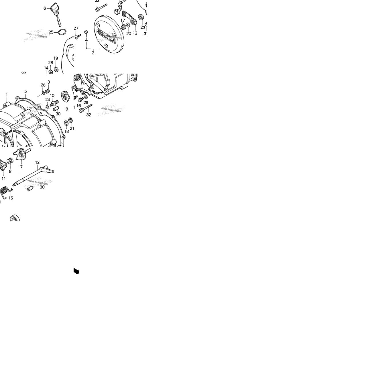Right Crankcase Cover