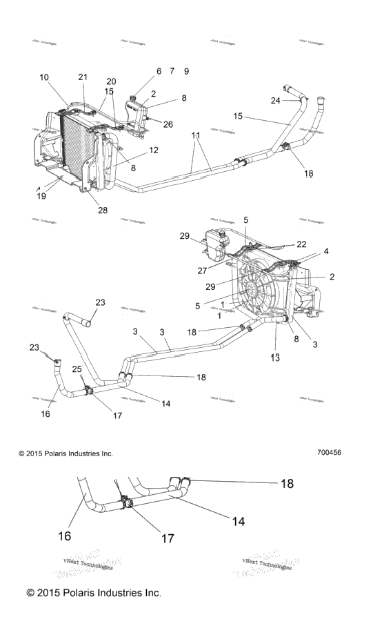 Engine, Water Cooling System