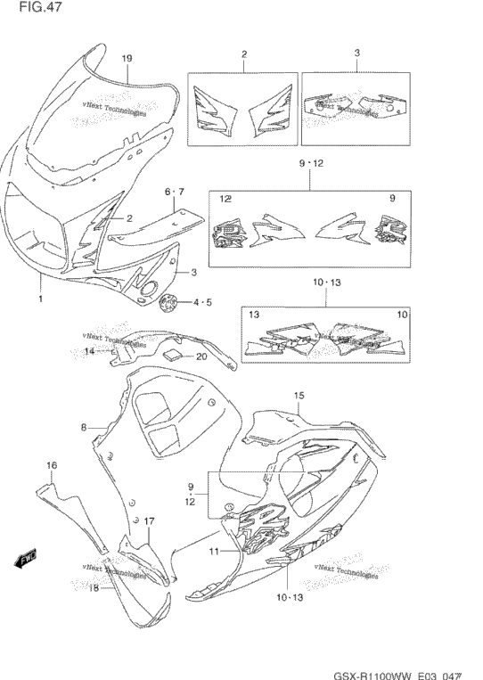 Cowling Body (Model S)