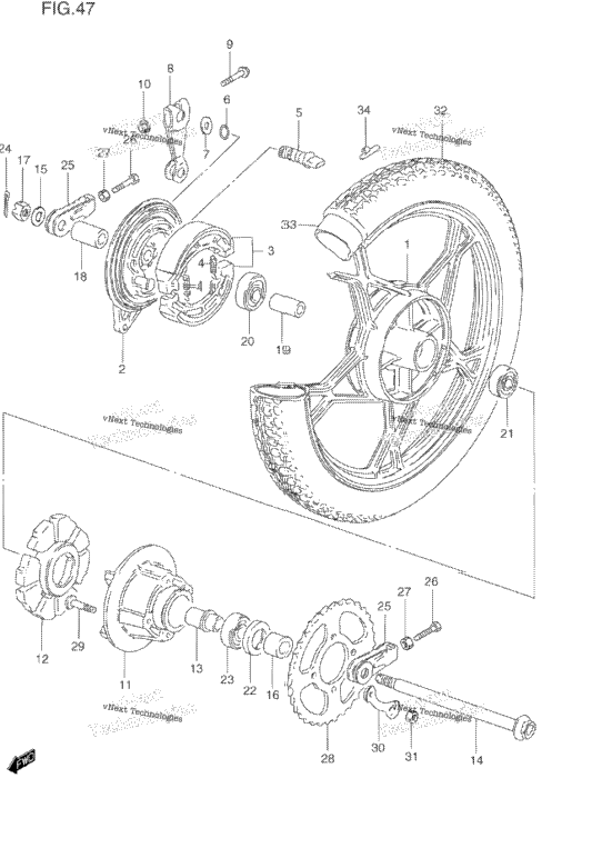 Rear Wheel