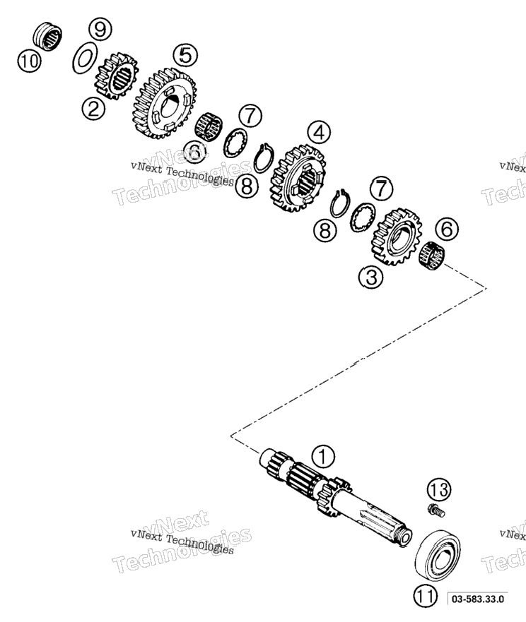 Transmission I - Main Shaft