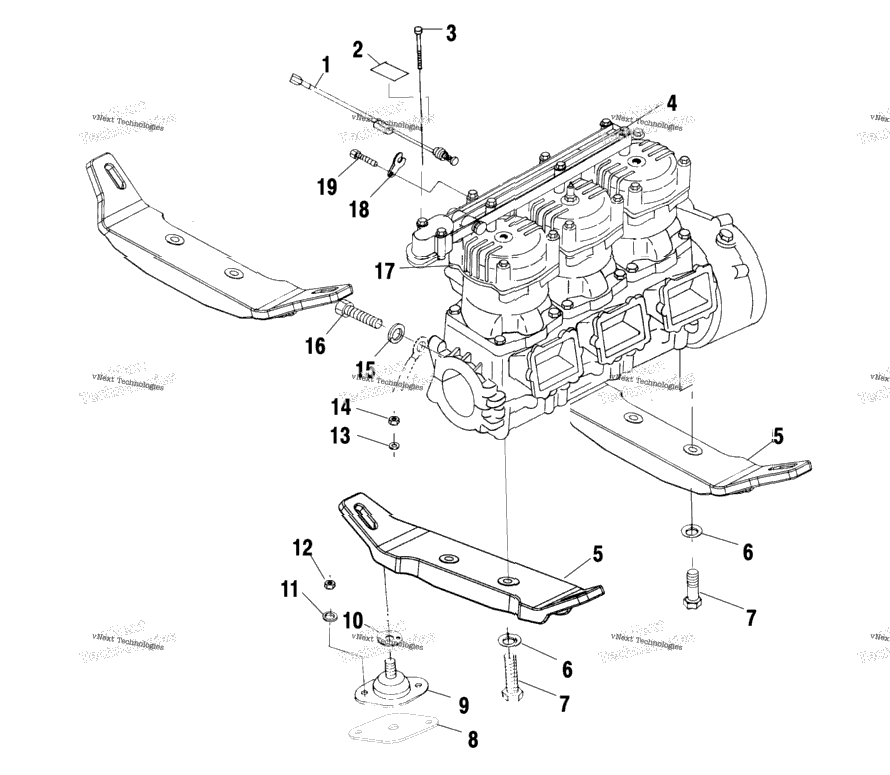 Engine Mounting W005099d