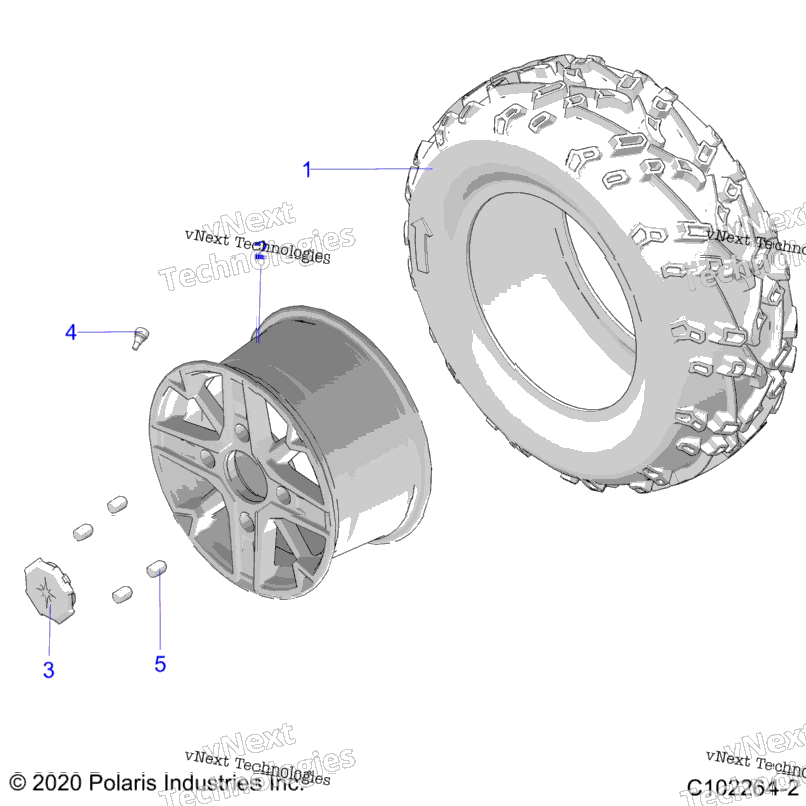 Wheels, Rear Tire