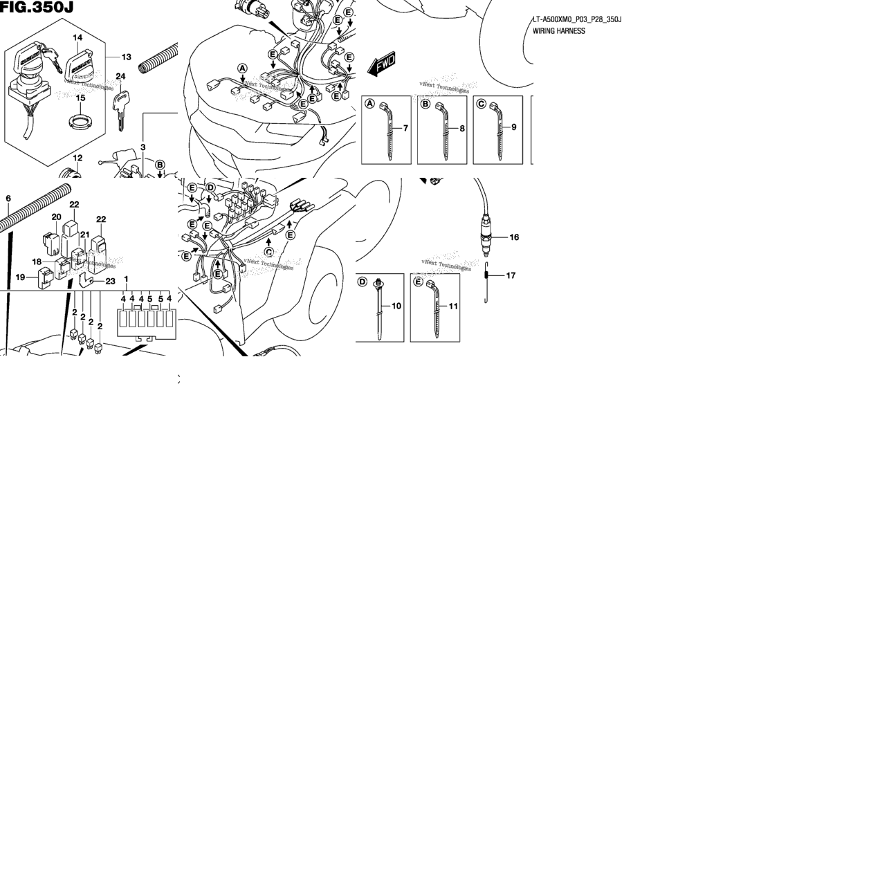 Wiring Harness (Lt-A500xpzm0 P33)