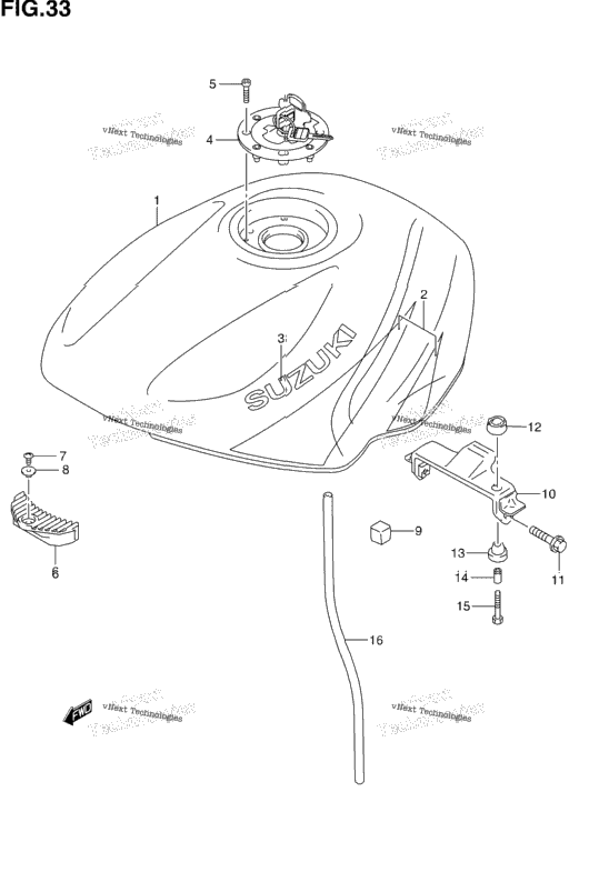 Fuel Tank (Not For U.S. Market)