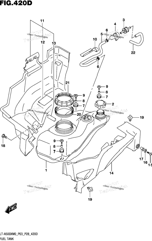 Fuel Tank (Lt-A500xpm0 P03)