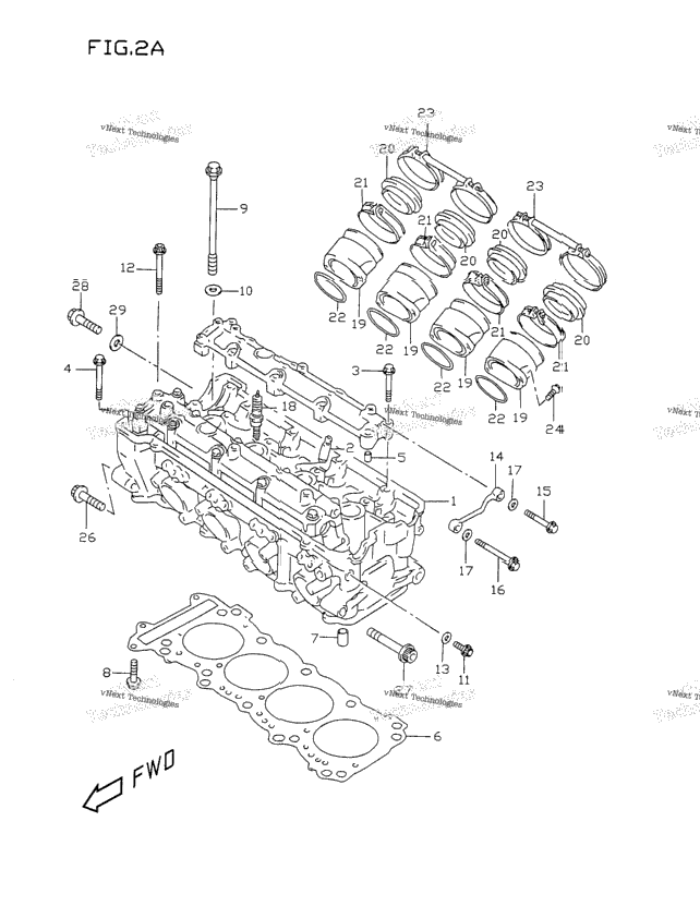 Cylinder Head (Model W/X)