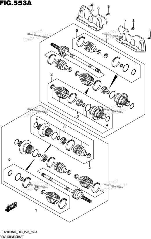 Rear Drive Shaft
