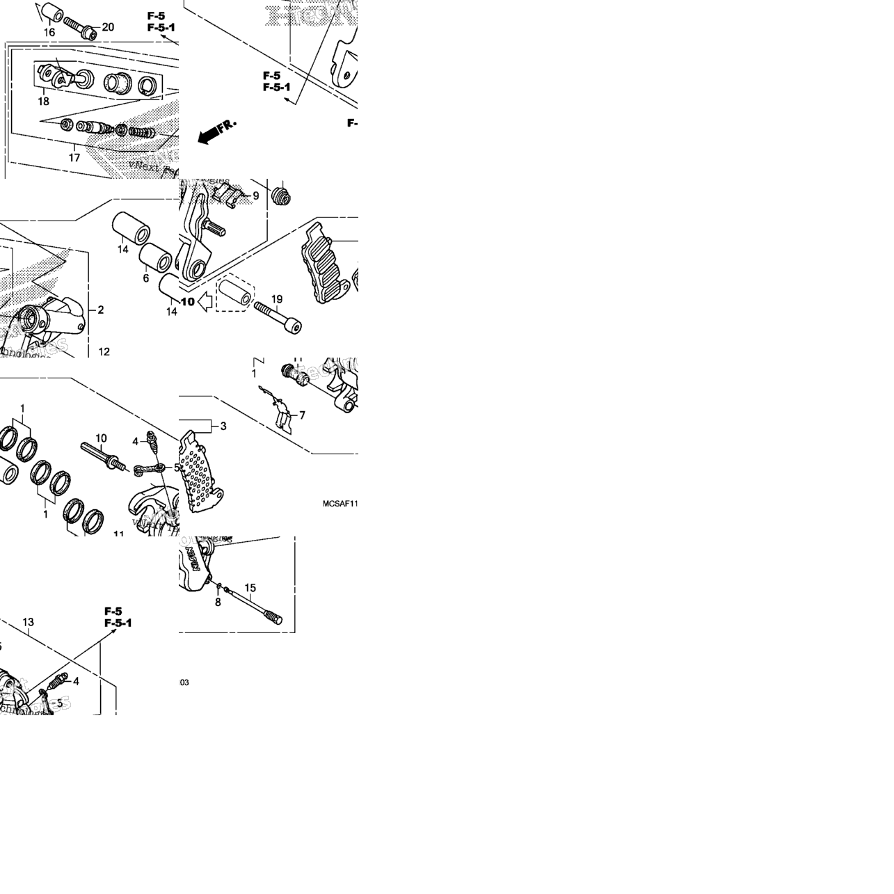 Left Front Brake Caliper ('08-)