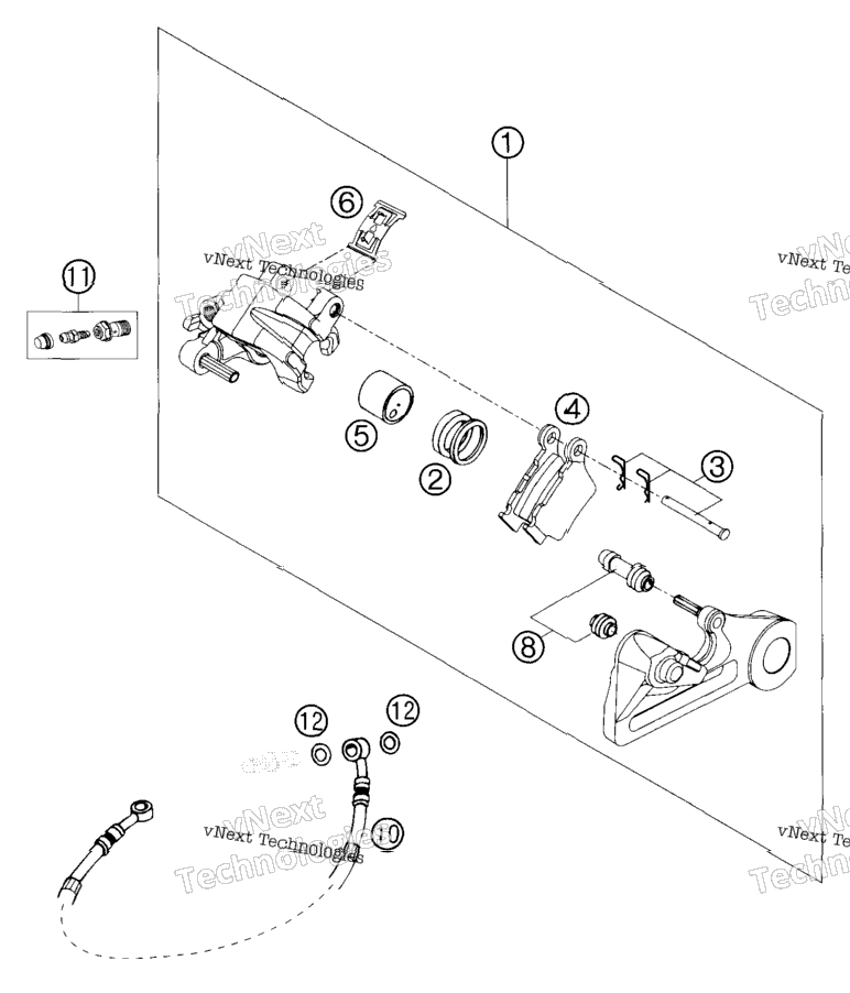 Brake Caliper Rear