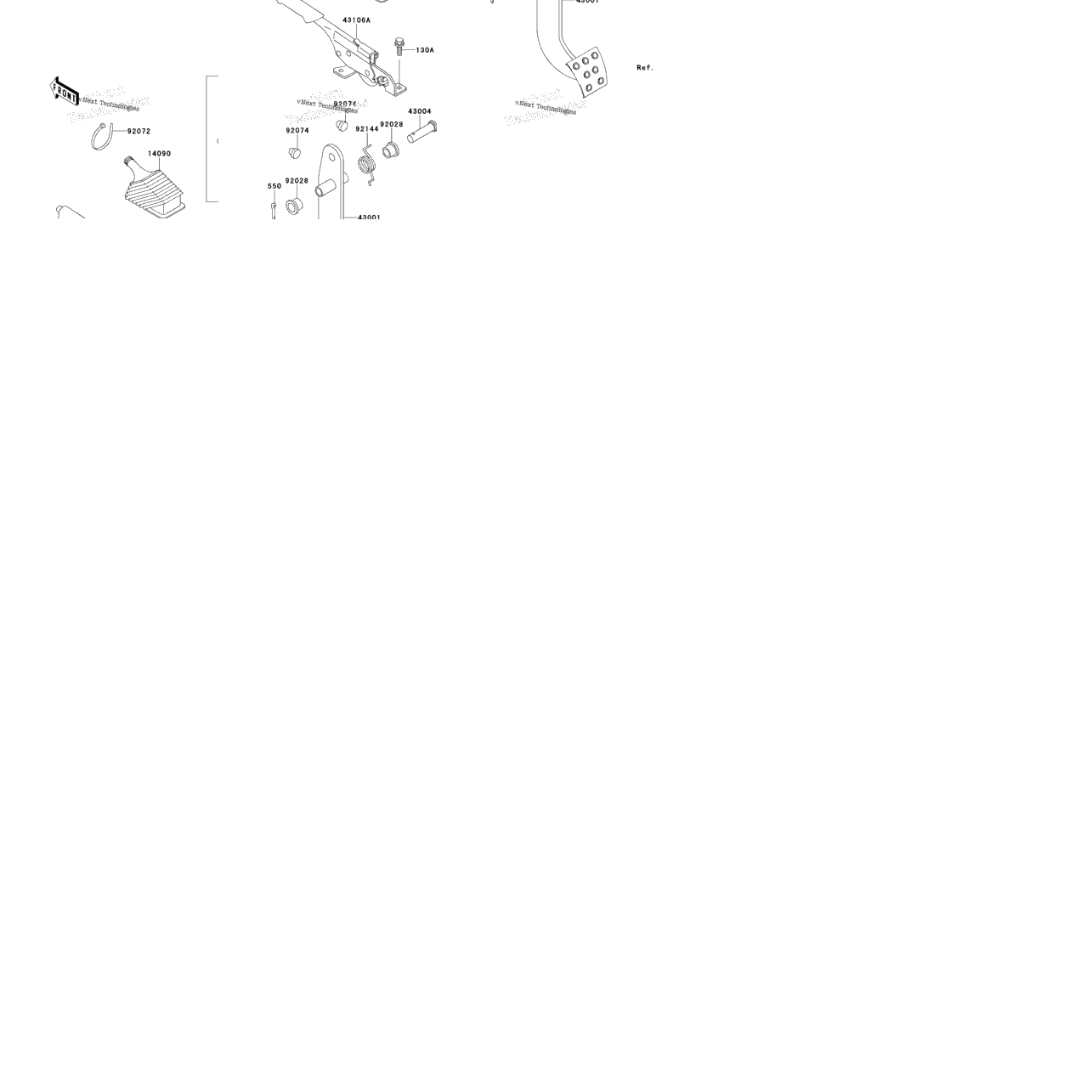 Brake Pedal/Throttle Lever
