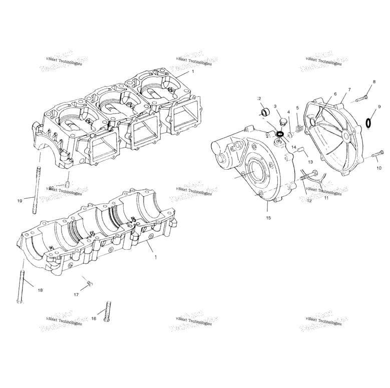 Crankcase W005099i