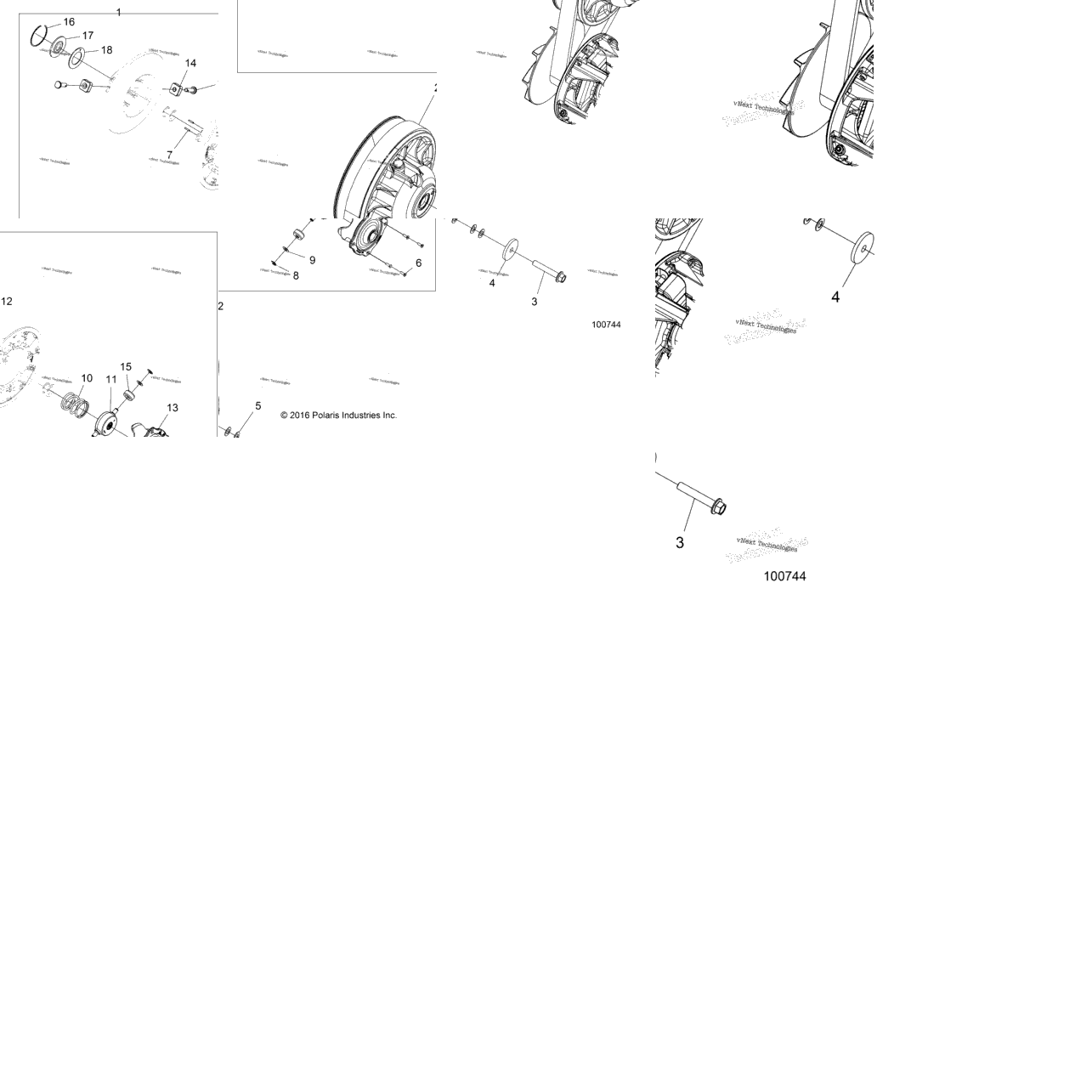 Drive Train, Secondary Clutch