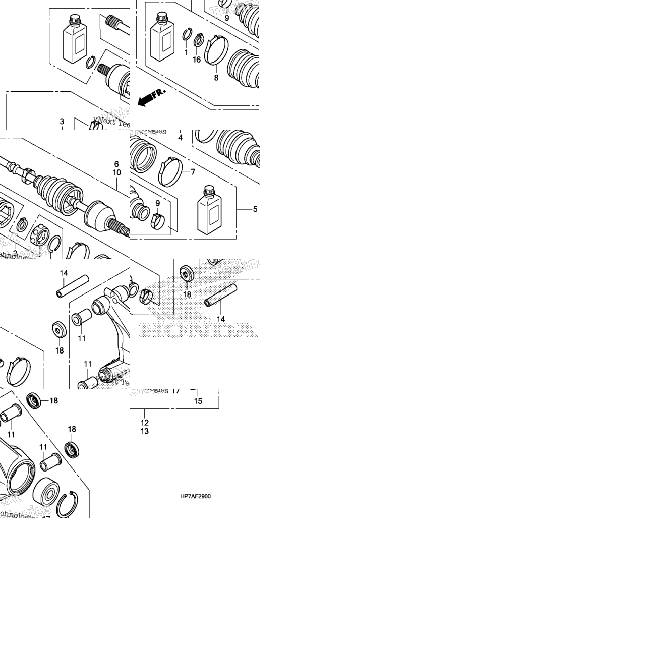 Rear Knuckle@Rear Driveshaft