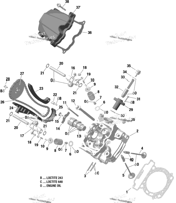 Cylinder Head, Front