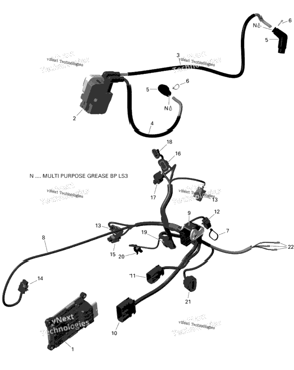 Engine Harness And Electronic Module - V1