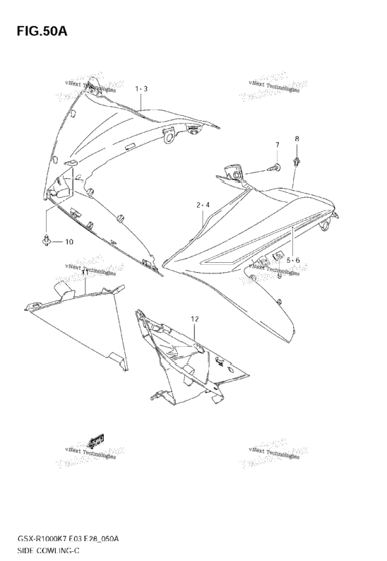 Side Cowling (Model K8)