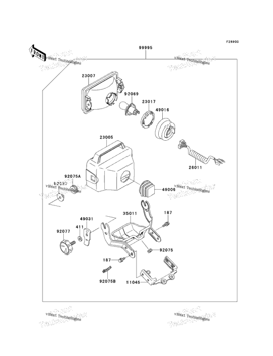 Optional Parts (Headlight)