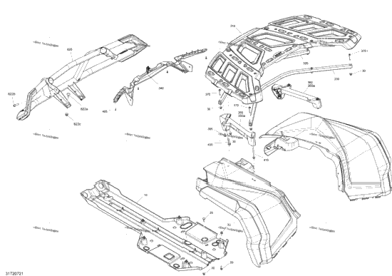 Body - Bumper And Skid Plate - Xt - Mineral Gray Satin