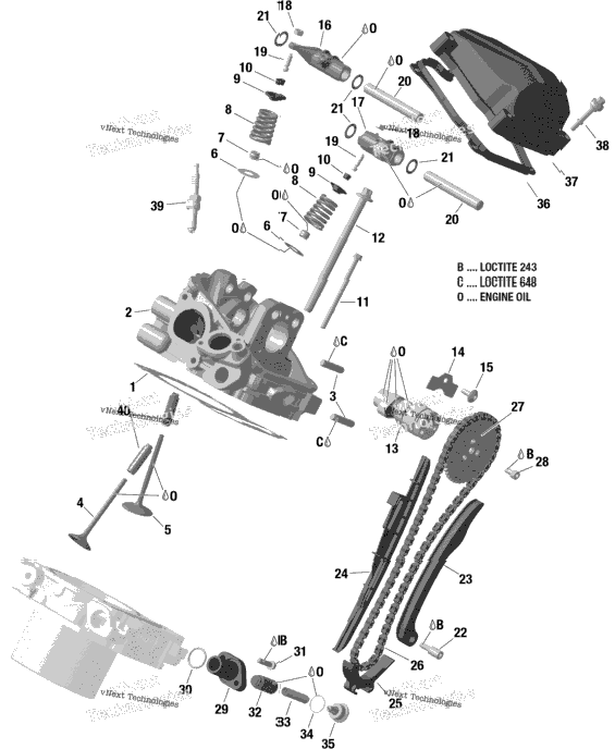 Cylinder Head, Rear