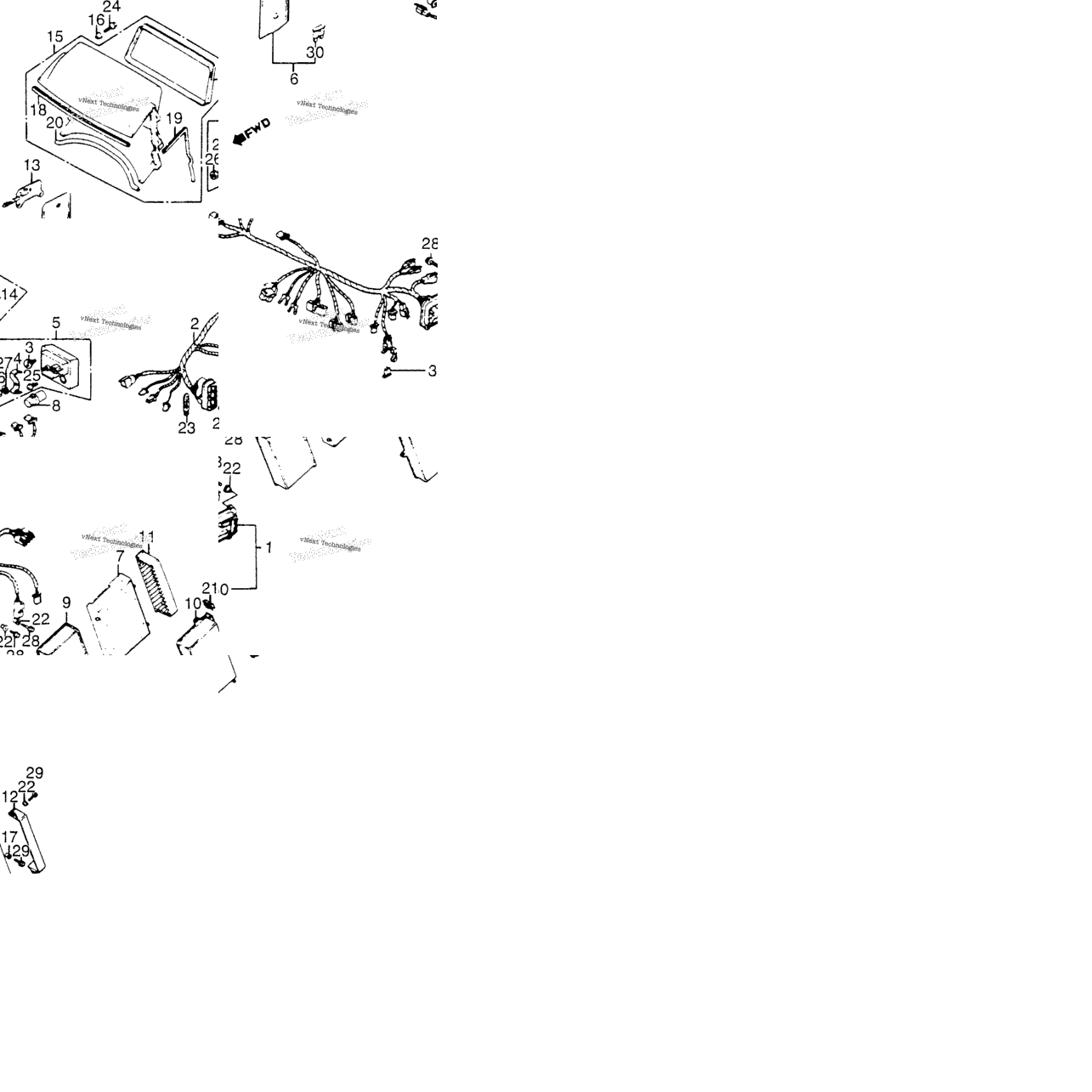 Gl1200l Fairing Wire Harness 85